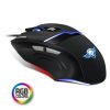 Spirit of Gamer Elite-M10 RGB Világítós Gamer Egér + Egérpad, Programozható Gombokkal, 4000DPI (S-EM10)