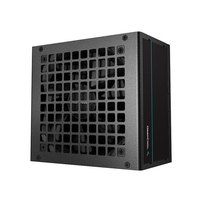 DeepCool 600W Desktop Tápegység, 12cm ventilátor, ATX12V V2.4, Aktív PFC, PC tápkábellel (PF600)