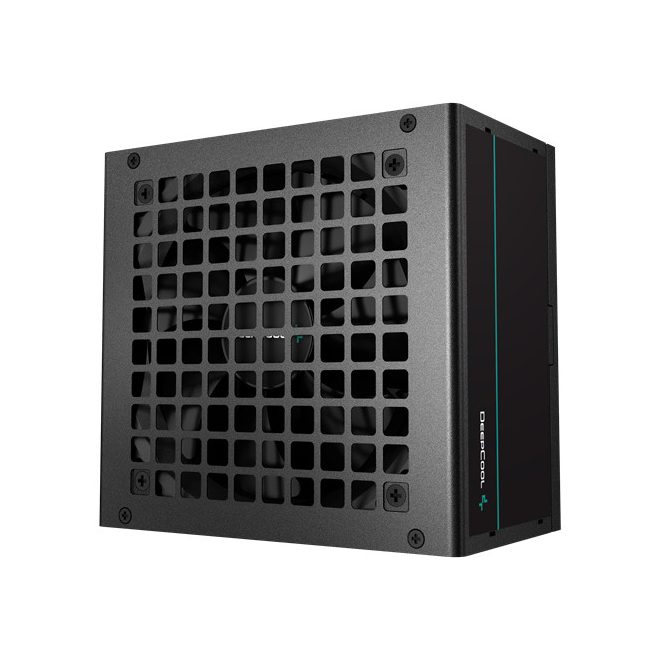 DeepCool 650W Desktop Tápegység, 12cm ventilátor, ATX12V V2.4, Aktív PFC, PC tápkábellel (PF650)