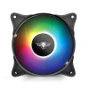 Spirit of Gamer Cooler 12cm - CENTRAL RGB BLADE FAN V120IN (25,3dB; max. 39,6 m3/h; 3pin csatlakozó (Molex); ház hűtésre, RGB LED) (SOG-V120IN)