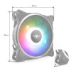 Spirit of Gamer Cooler 12cm - CENTRAL RGB BLADE FAN V120IN (25,3dB; max. 39,6 m3/h; 3pin csatlakozó (Molex); ház hűtésre, RGB LED) (SOG-V120IN)