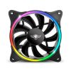 Spirit of Gamer Cooler 12cm - CIRCLE RGB RING FAN V120EX (25,3dB; max. 39,6 m3/h; 3pin csatlakozó (Molex); ház hűtésre, RGB LED) (SOG-V120EX)