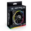 Spirit of Gamer Cooler 12cm - CIRCLE RGB RING FAN V120EX (25,3dB; max. 39,6 m3/h; 3pin csatlakozó (Molex); ház hűtésre, RGB LED) (SOG-V120EX)