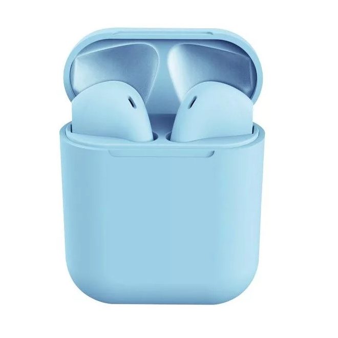 inPods 12 Bluetooth sztereó fülhallgató | V 5.0, TWS | Töltőtokkal | VilágosKék