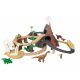 Playtive Dino Park 49 Részes Fa Vonat Szett (100356699)