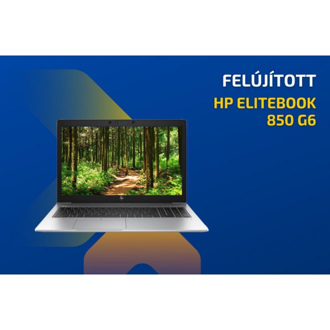 HP EliteBook 850 G6 | 15,6 colos FULL HD érintőképernyő | Intel Core i5-8365U | 8GB memória | 512GB SSD | AMD Radeon 550X 2GB | Magyar billentyűzet | Windows 10 PRO + 2 év garancia!