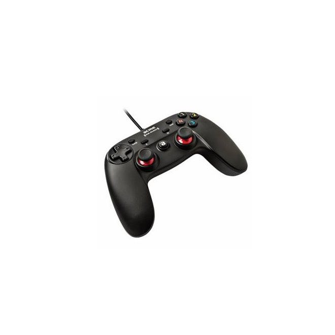 ACME GA09 Vezetékes Kontroller, PS3/Android/Windows PC Digitális USB Gamepad, Fekete