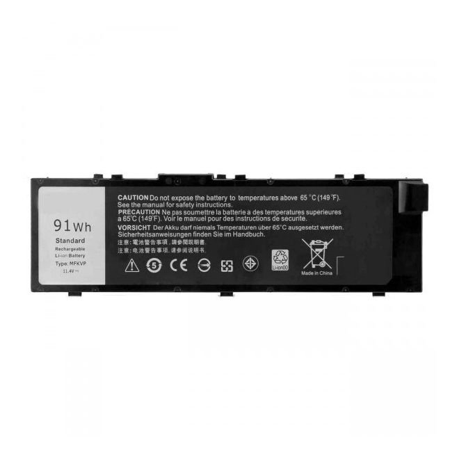 Dell Precision 15 (7510) / 17 (7710) helyettesítő új 91Wh 7950mAh akkumulátor (RDYCT, TWCPG, MFKVP)