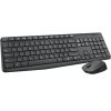 Logitech MK235 Vezeték Nélküli MAGYAR Billentyűzet + Egér | USB | Fekete (920-007935)