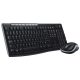 Logitech MK270 Vezeték Nélküli MAGYAR Billentyűzet + Egér | USB | Fekete (920-004526)