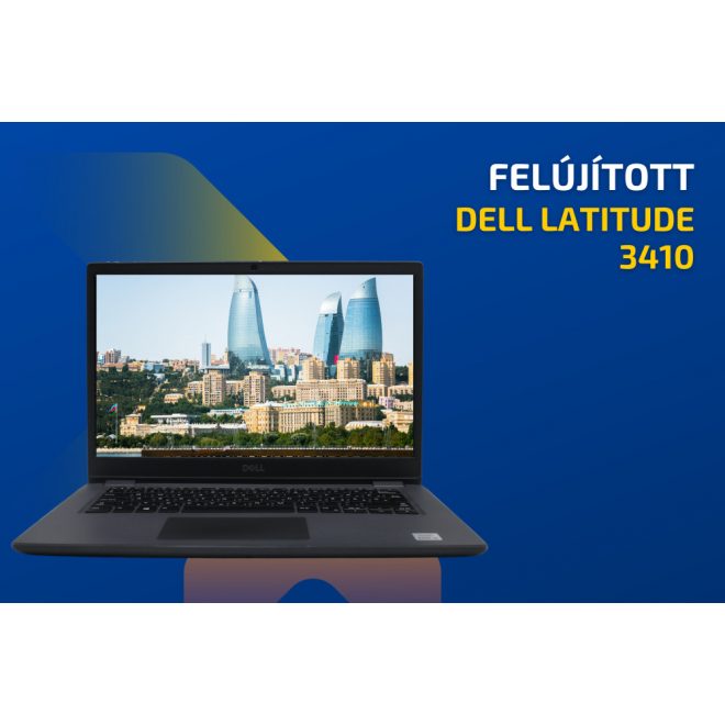 Dell Latitude 3410 | Intel Core i5-10210U | 16GB RAM | 512GB SSD | 14 colos Full HD kijelző | MAGYAR BILLENTYŰZET | Windows 10 Pro + 2 év garancia!