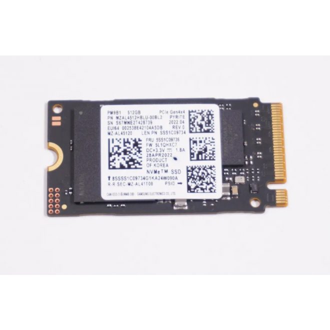 512GB használt M.2 (2242) NVMe SSD kártya