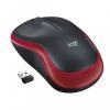 Logitech m185 USB fekete-piros optikai vezeték nélküli egér (910-002240)