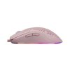 White Shark GALAHAD RGB Világítós Gamer Egér 6400 DPI, Pink, Könnyű Méhsejt Váz (GM-5007P)