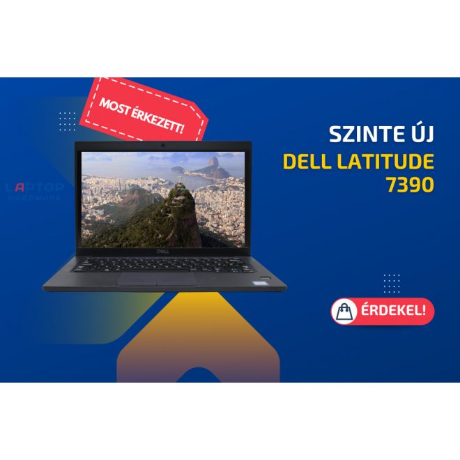 Dell Latitude 7390 | Intel Core i5-7200U | 16GB memória | 512GB SSD |  13,3 colos FULL HD kijelző | MAGYAR BILLENTYŰZET | Windows 10 PRO + 2 év garancia!