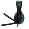 Spirit of Gamer ELITE H20 Gamer Fejhallgató, Fekete-kék, Headset Mikrofonnal, PC, PS4, Nintendo Switch, XBOX ONE (MIC-EH20)