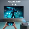 Projector TV X5 Full HD LED Projektor Natív 1920x1080p | WiFi | BlueTooth 5.0 | fehér | 250 ANSI Lumen | MAGYAR nyelvű menüvel