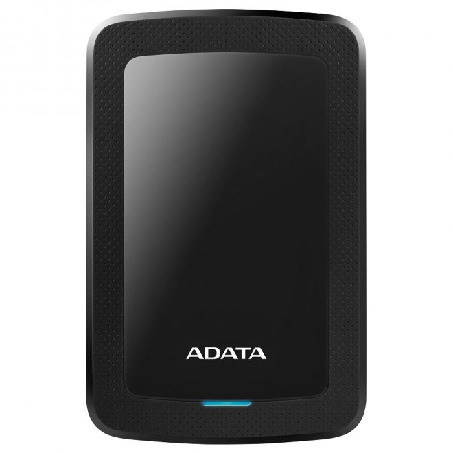 ADATA  HV300 1TB Slim USB 3.2 fekete külső winchester (AHV300-1TU31-CBK)