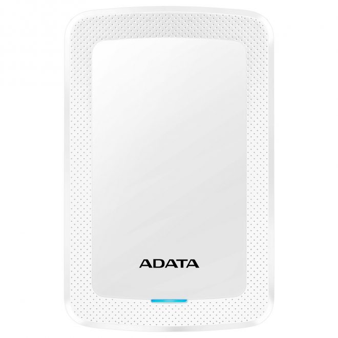 ADATA  HV300 2TB Slim USB 3.2 fehér külső winchester (AHV300-2TU31-CWH)