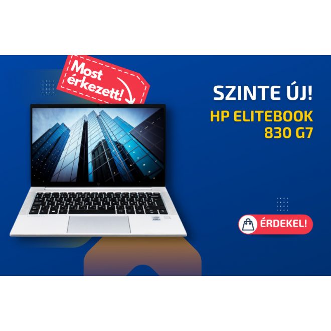 HP EliteBook 830 G6 | Intel Core i5-8365U | 16 GB RAM | 256GB SSD | 13,3 colos Full HD kijelző | Magyar billentyűzet | Windows 10 PRO | 2 év garancia