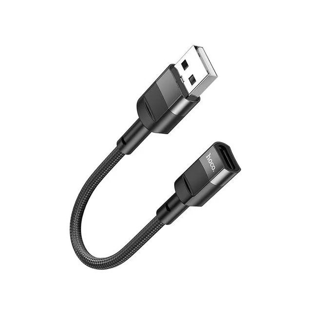 hoco. U107 USB (apa) - USB-C (anya)  Type-C átalakító adatkábel, töltőkábel, 10cm (U107)