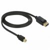 Delock 1m mini DisplayPort/Display 4K 60Hz összekötő kábel (82698)