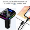 Szivargyújtós FM Transmitter Bluetooth 5.0, MP3 lejátszás USB és MicroSD kártya bemenettel, USB telefon gyors töltővel (M34)