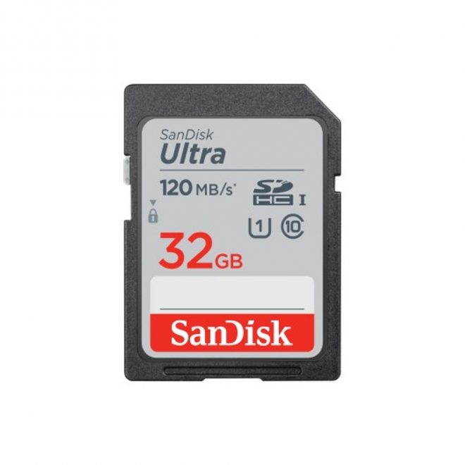 SanDisk Ultra SDHC UHS-I 32GB kártya, 120MB/s, CL10 (00186496)