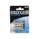 Maxell Alkaline 4db AAA elem csomagban (LR03)