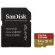 SanDisk MicroSD kártya - 64GB microSDXC Extreme Class 10 + Adapter