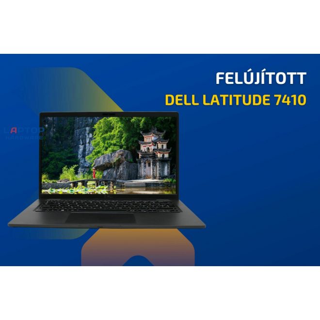 Dell Latitude 7410 | Intel Core i5-10210U | 8GB memória  | 512GB SSD | 14 colos Full HD kijelző | MAGYAR BILLENTYŰZET | Windows 10 PRO + 2 év garancia!