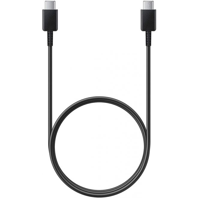 Samsung Gyári USB-C to USB-C | Galaxy S10, S20, S21, S22, S23, S24 | Töltőkábel kábel 1.5m, fekete