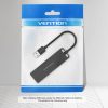 Vention USB 2.0 | 3x USB | TF | SD | Micro USB-B HUB | 0.15m | fekete