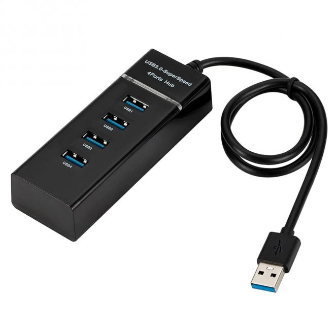 USB 3.0 HUB, Szuper Gyors Elosztó 4db USB 3.0 porttal