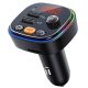 Szivargyújtós FM Transmitter Bluetooth 5.0, MP3 lejátszó 2xUSB autós töltő, telefon töltő, kihangosító, SD kártya foglalattal, Rainbow LED (C20)