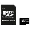 Silicon Power 8GB UHS-I MicroSDHC kártya + adapter (SP008GBSTH010V10SP)