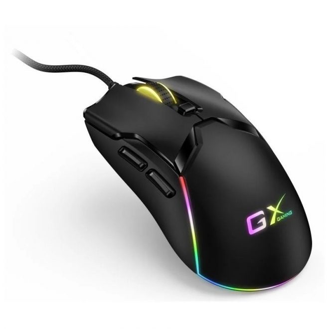 Genius Scorpion M700 fekete RGB LED gaming mouse, gamer egér