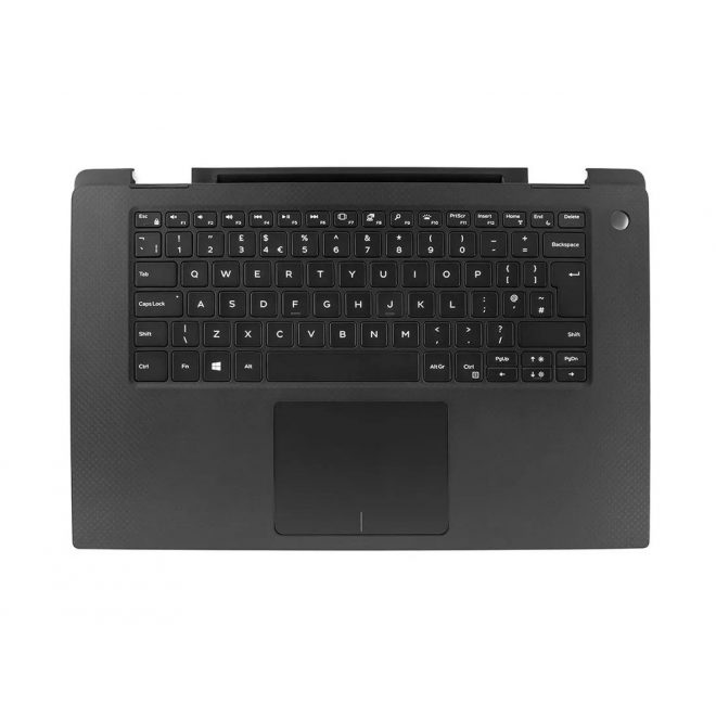 Dell Precision 5520 fekete UK angol Laptop billentyűzet