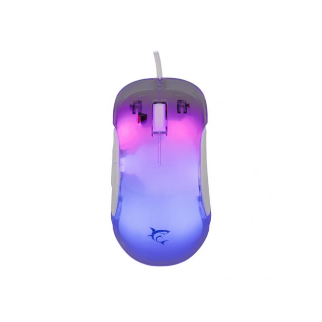 White Shark MORDRED RGB LED Világítós Gamer Egér 12.000 DPI, Fehér (GM-5017W)