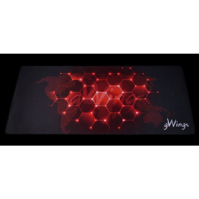 gWings 905p gaming mousepad, gamer egérpad, 900 x 400 x 3mm (GW905P)