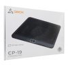 SBOX CP-19 laptop hűtőpad, fekete (CP-19)