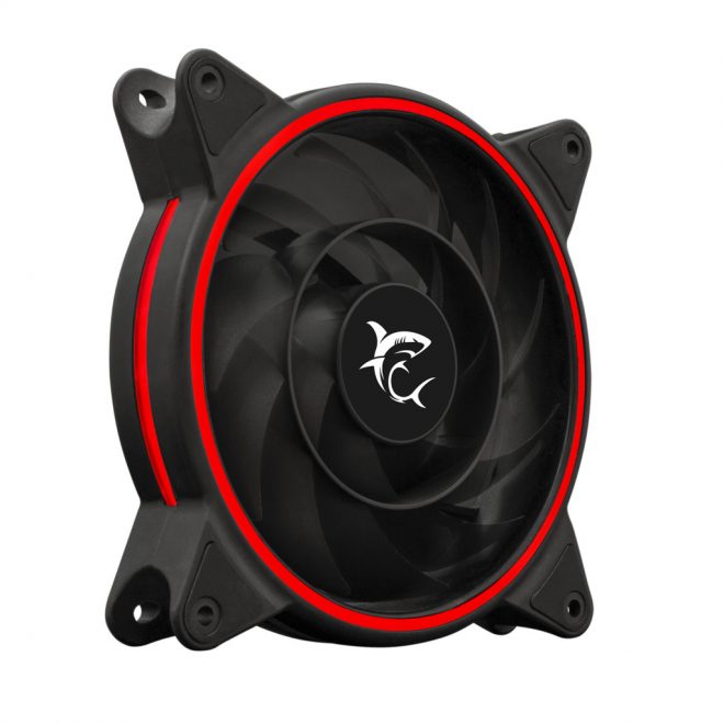 White Shark WARP RED LED PC ventilátor (GCF-1250-03B-R)