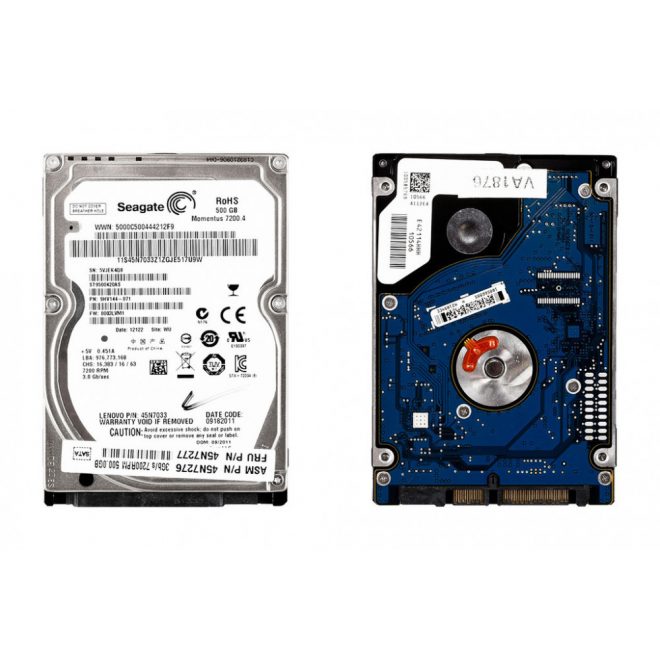 500GB 7200RPM 2,5' SATA (3Gbit/s) használt winchester, HDD