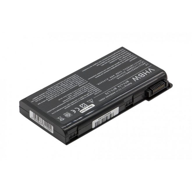 MSI CR600, CR610, CX600 helyettesítő új 6 cellás 4400mAh akkumulátor (BTY-L74, BTY-L75)