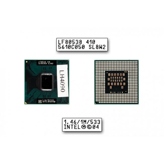 Intel Celeron M410 1460MHz használt CPU (SL8W2)