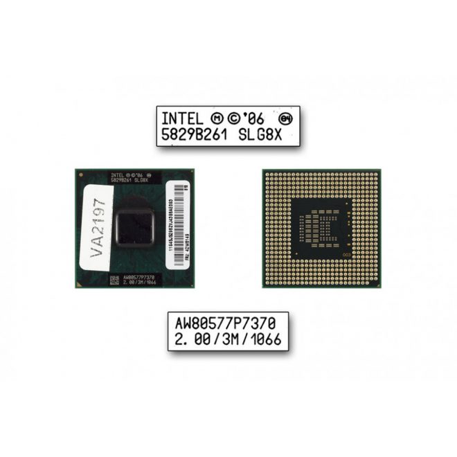 Intel Core 2 Duo P7370 2000MHz használt CPU (SLG8X)