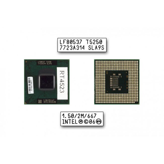 Intel Core 2 Duo T5250 1500MHz használt CPU (SLA9S)