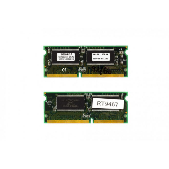 Toshiba PC66 66MHz 32MB SODIMM használt SDRAM (THLY644031BFG-10)