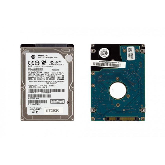 Hitachi 7K500-500 SATA2 használt 500GB winchester, 0A73295