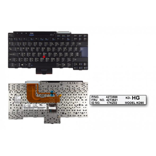 Lenovo ThinkPad X300, X301 magyar billentyűzet, FRU 42T3621